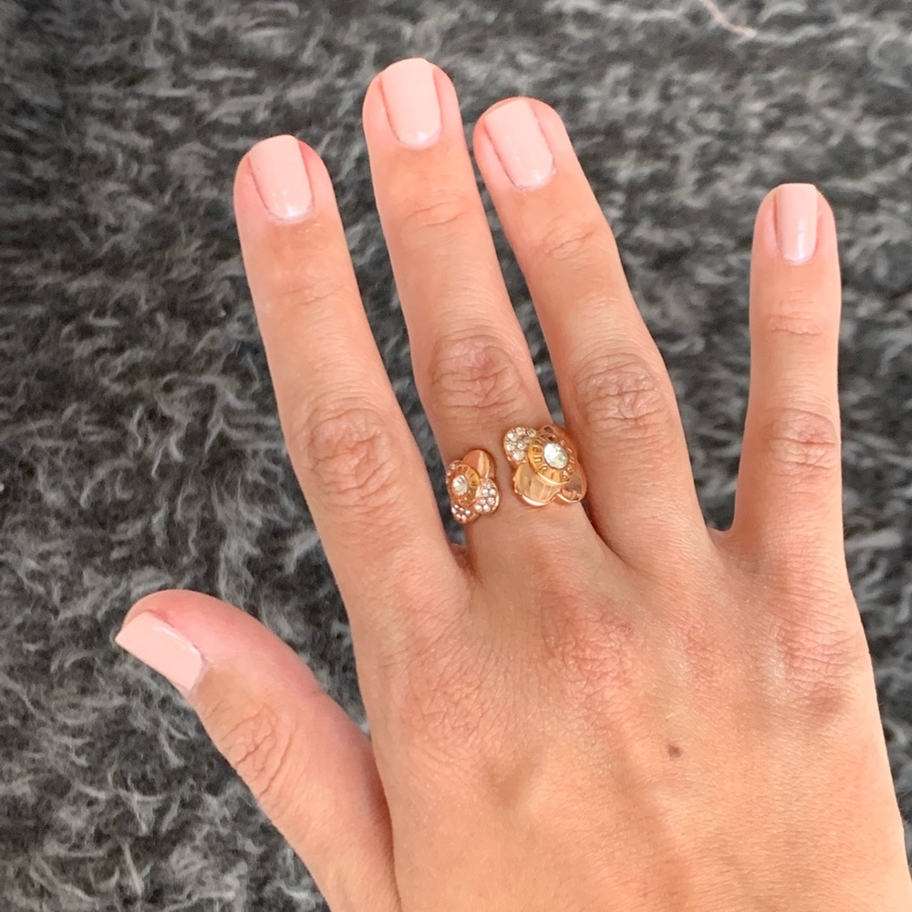 Henri Bendel rose gold ring